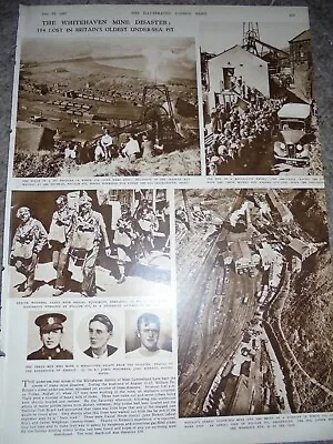 Photo Article Whitehaven Mine Disaster 1947 AX • £9.99