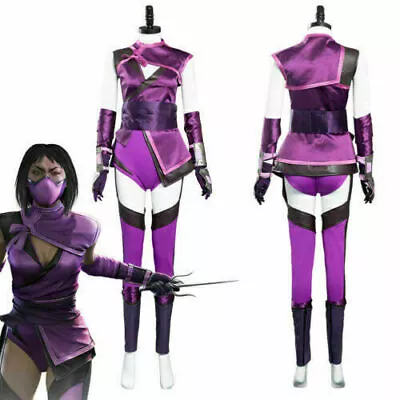 Mortal Kombat 11 Mileena Cosplay Costume Halloween Suit Full Set/ • $55.10