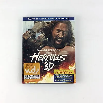 Hercules 3D [2014 3-Disc Blu-ray + DVD Combo] Excellent • $12.98