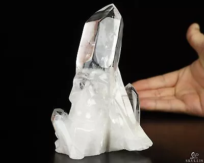 5.1  Quartz Rock Crystal Hand Carved Crystal Skull Point Crystal Healing • $439