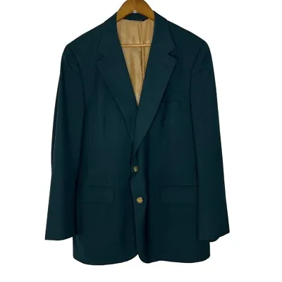 Burberry London Vintage Green Two Button Blazer Size 44 Men’s • $55