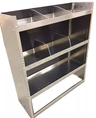 Aluminum Van Shelving Storage Unit - 45 Lx44 Hx13D GMC Savana Chevy Express • $439.95