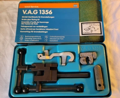 $329.95 • Buy Vintage Hazet 5mm Brake Line Flaring And Bending Tool Kit VAG1356