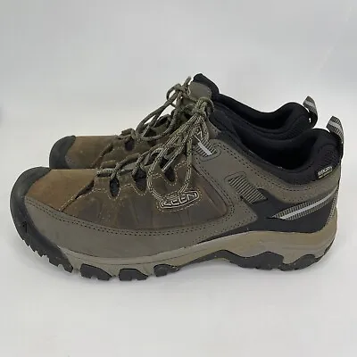 Keen Men's Targhee III 1018597 Brown Leather Lace Up Hiking Shoes Sz 11.5 Wide • $64.77
