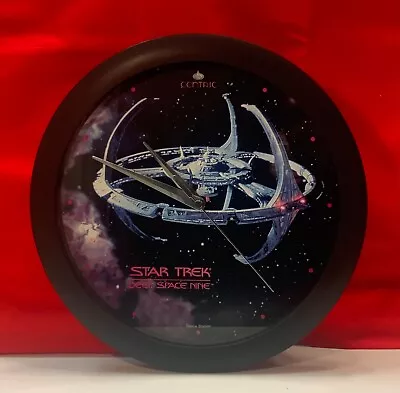  1994 Centric Star Trek Deep Space Nine DS9 Space Station Wall Clock W/ Orig Box • $49.99