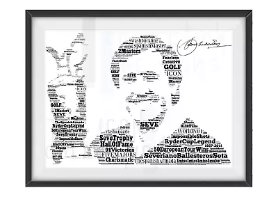 £24.99 • Buy Seve Ballesteros Golf Legend/Keepsake/Gift/Collectable/Memorabilia Signed