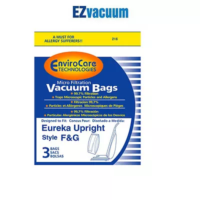 Eureka/Sanitaire F&G Allergen Upright Vacuum Cleaner Bags# 52320B57695B • $6.27