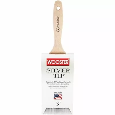 Wooster Silver Tip Professional Paint Brush Synthetic Straight Edge 3 Inch • £13.99