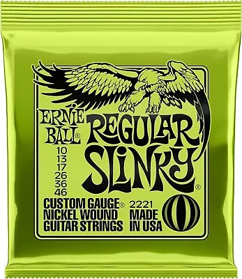 Ernie Ball Regular Slinky Electric Guitar Strings 10-46 Gauge • $9.95