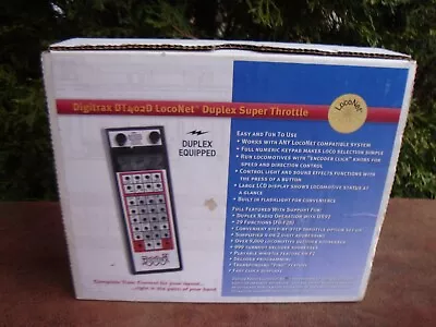 Digitrax DCC DT402D LocoNet Duplex Radio Equipped Super Throttle Control BOX • $99.99