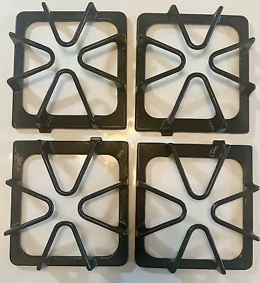 4- Black Gas Burner Cast Iron Grate Replacement Part Whirlpool Cooktop Stove Top • $39.95