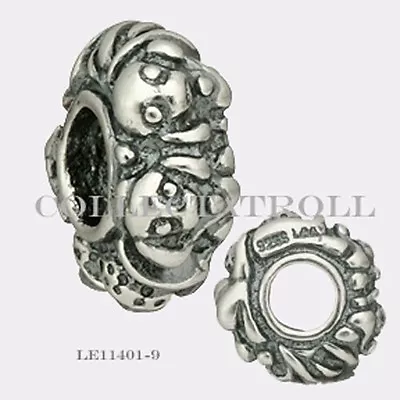 Authentic Trollbeads Silver Monkey Bead Trollbead  LE11401-9  TAGBE-40078 • $39