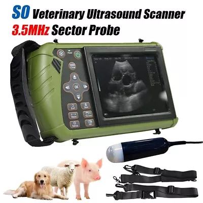 Portable Veterinary Ultrasound Scanner With 3.5MHz Transducer For Pig Sheep Dog • $577.27