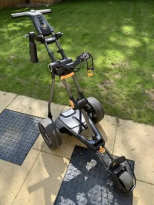 £185 • Buy Powakaddy C2i. With 2 18 Hole Batteries, 2 Chargers And Umbrella Holder.