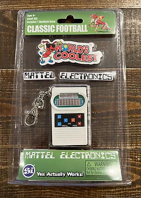 New Sealed Keychain Size Mattel Electronics World's Coolest Classic Football • $16.49