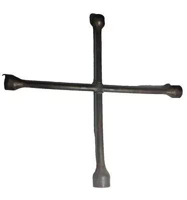 4-Way Lug Wrench Vintage Tire Iron Cross USA • $4.97