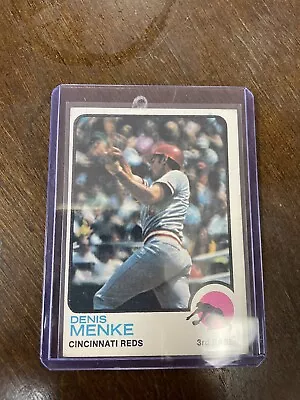 T.C.G 1973 Topps Baseball Denis Menke #52 Reds • $1.34