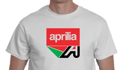 Aprilia Motorcycle And Scooter T Shirt Heavy Cotton Top Quality Racing Rally  • £13.99