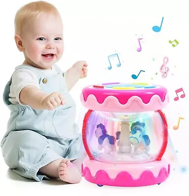 Baby Toys 12 18 Months Unicorn Carousel Rotating Projector Light Up Toys With 1 • £26.22