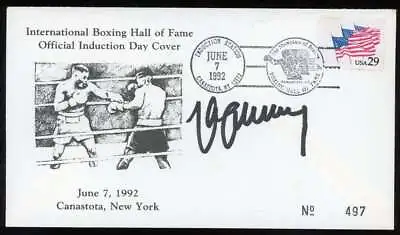 Max Schmeling JSA Coa Signed 1992 FDC First Day Cover Cache Autograph • $40