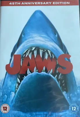 Jaws (1975) VERY RARE BRAND NEW FACTORY SEALED 45TH ANNIVERSARY EDITION DVD • £4.99