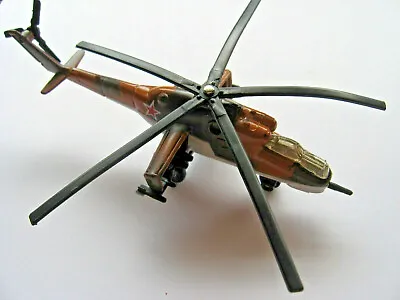 Mi-24 HIND Helicopter Gunship Matchbox Russian Soviet Chopper Die Cast Metal. • $34.99