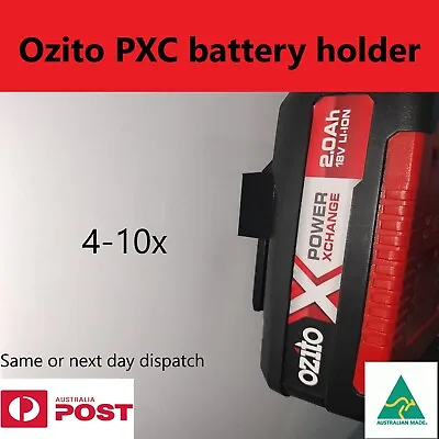 $17.95 • Buy 4-10PCs Ozito PXC 18v Tools Battery Mount Holder Bracket