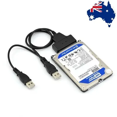 $6.99 • Buy AU 2.5 Notebook SATA Hard Disk To USB Interface Converter Adapter 