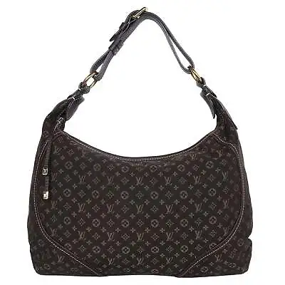 Louis Vuitton Mini Lin Manon MM Ebene (Authentic Pre-Owned) Cloth Shoulder Bag • $1007.40