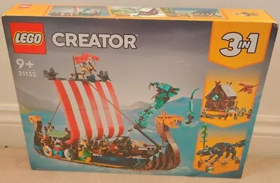 £82 • Buy LEGO 31132 Creator: Viking Ship And The Midgard Serpent - New Set, Damaged Box