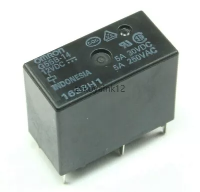 1x 2x 5x 10x Omron Relay MPN: G5SB-14-12VDC SPDT 5A 12V  5-pins • $6.99
