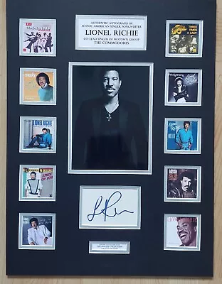 Lionel Richie - Commodores - Unique Fully Signed / Autographed Display - Coa • £350