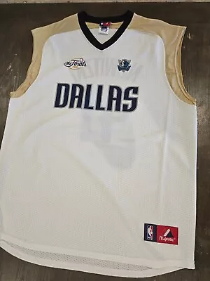 Majestic Dallas Mavericks Jersey Men's XXL Dirk Nowitzki 2006 NBA Finals Rare • $14.99