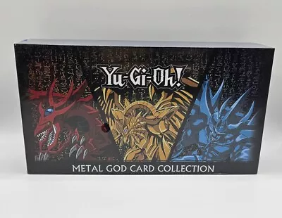 Yu-Gi-Oh! Egyptian Gods Metal Card Collection Limited New Sealed FREE POSTAGE • £69.95