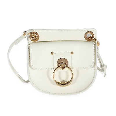 Chloe Natural White Leather The Mini Flat Pouch • $480