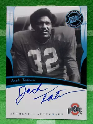 Jack Tatum OHIO STATE OSU LEGEND 2006 Press Pass Legends Autograph Short Print. • $109.32