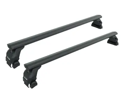 For Mini Cooper 2014- Up Roof Rack Cross Bars Metal Bracket Normal Roof Alu Blac • $219