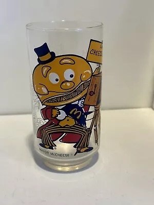McDonald’s Collector Series Mayor McCheese Drinking Glass Vintage 1977 • $9.99