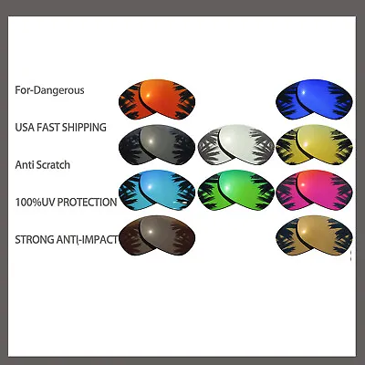 Replacement Polarized Lenses For-Oakley Dangerous Anti Scratch • $9.99