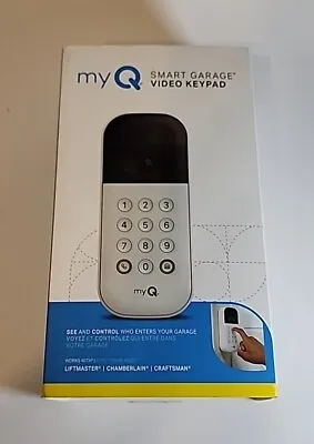 Chamberlain MyQ Smart Garage Video Keypad - White - OPEN BOX • $45.95