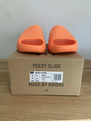 $250 • Buy Yeezy Slide Enflame Orange GZ0953 Size 8US
