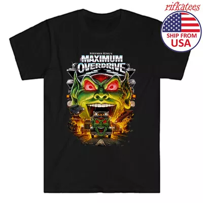 Maximum Overdrive Horror Movie Men's Black T-Shirt Size S To 5XL • $14.75