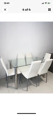 $80 • Buy 6 Seater Dining Table And Chairs