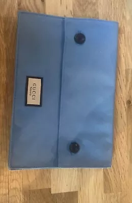 £9.99 • Buy Gucci Beauty Small Blue Toiletries Pouch Brand New Sealed Bag