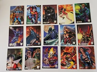 1996 Fleer/Skybox - DC/Marvel Amalgam Trading Cards COMPLETE BASE SET  1-90 • $69.99