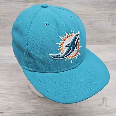 New Era 59Fifty Miami Dolphins NFL Football Fitted Hat Cap Size 7 1/4  • $16.99