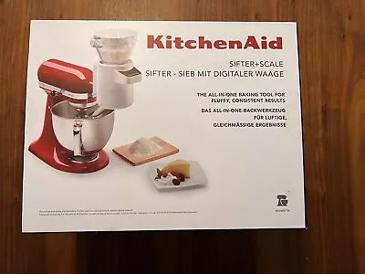 £35 • Buy KitchenAid 5KSMSFTA Sifter And Scale Attachment - White