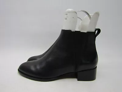 MADEWELL Womens Size 6.5 Black Leather Chelsea Ankle Fashion Boots Bootie • $49.39