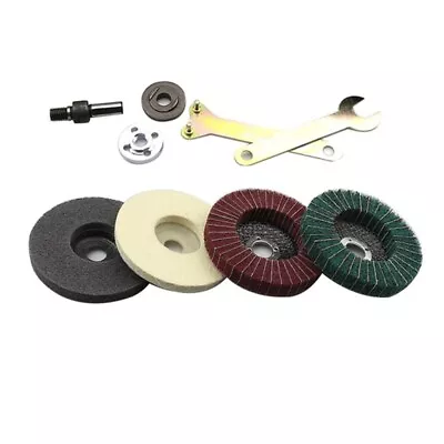 Stainless-Steel Polishing Kit For-Angle Grinder Flap Disc Buffing Accessories • $18.50