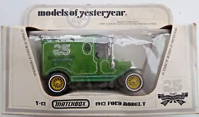 1912 Ford Model T 25 Anniversary Model Matchbox Models Of Yesteryear Y-12. Gift • £8.99